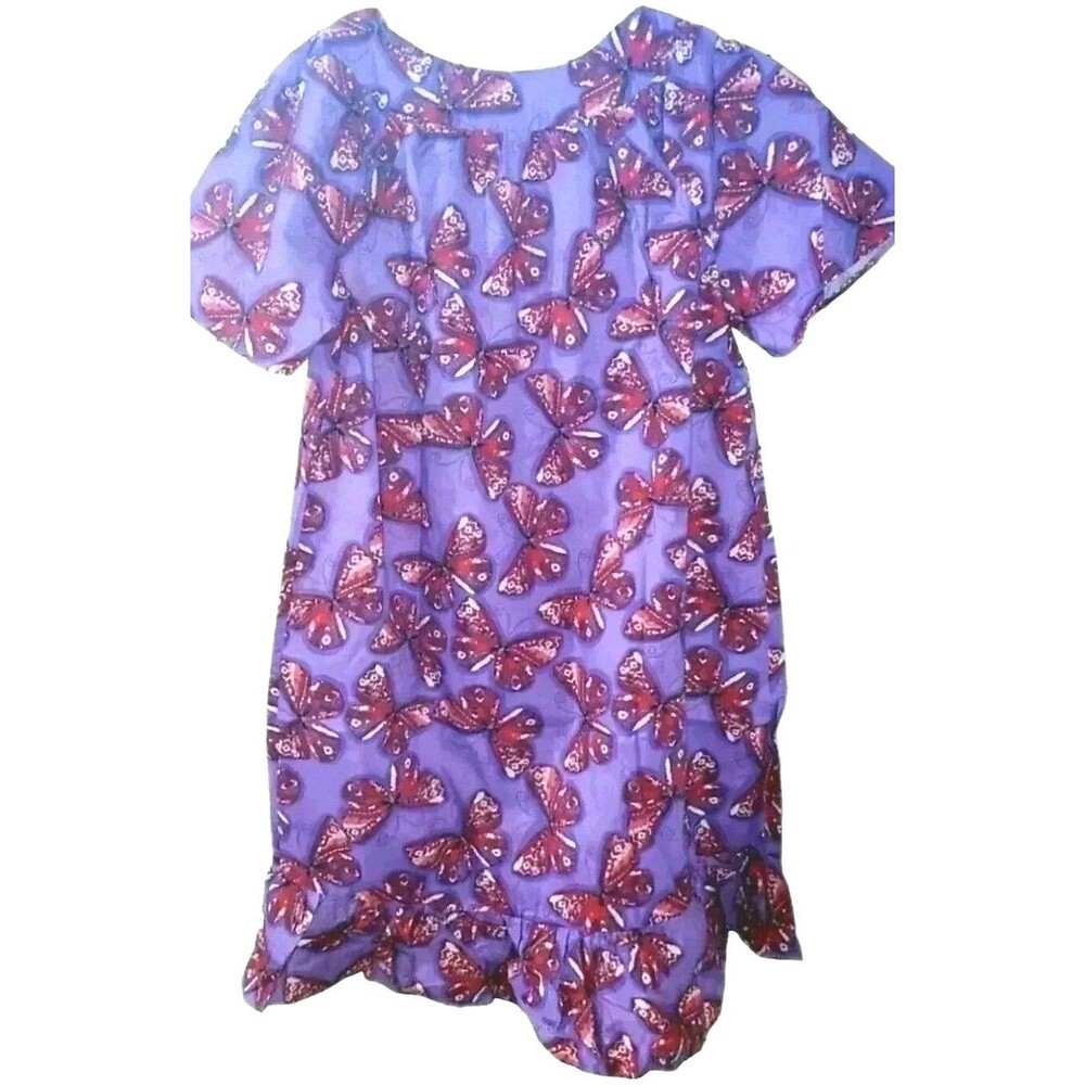 Anthony Richard’s Purple Butterfly Mumu Midi Patio House Dress Women's Size 1X - Picture 4 of 6